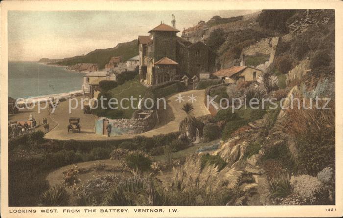Ventnor Isle of Wight Looking West from the Battery