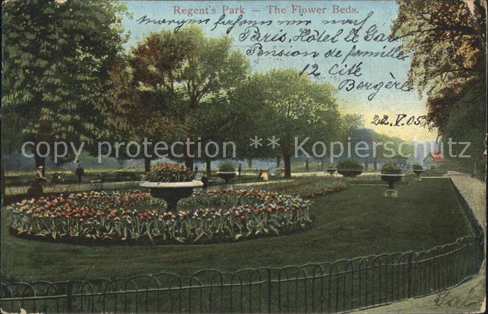 Paddington Regent's Park Flower Beds