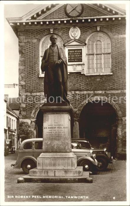Tamworth Staffordshire Sir Robert Peel Memorial