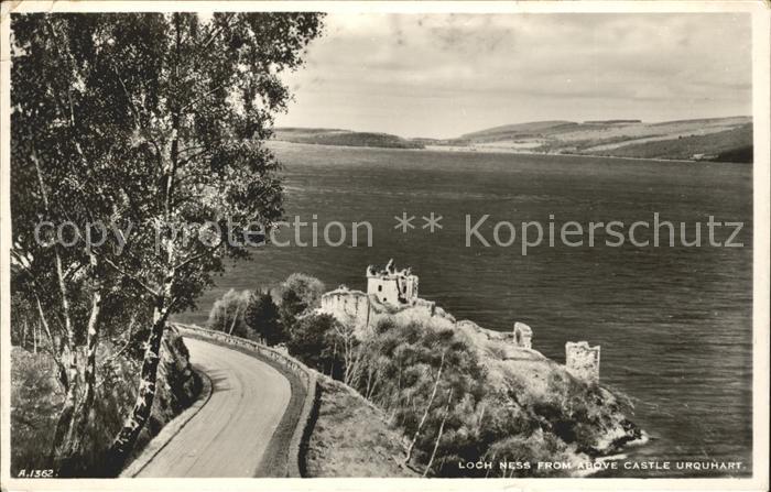 Loch Ness Inverness Lake view from above Castle Urquhart