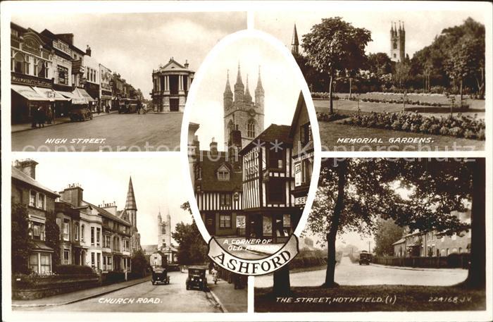 Ashford Kent High Street Memorial Gardens Church Road Street Hothfield Valentine