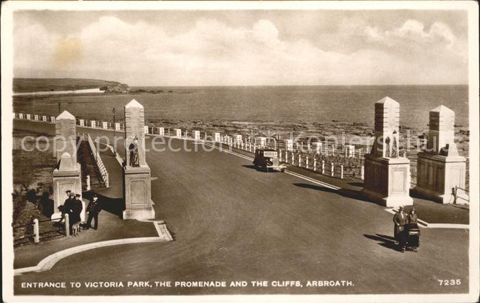 Arbroath Entrance to Victoria Park Promenade Cliffs