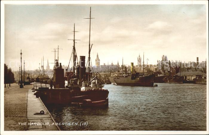 Aberdeen City Harbour Dampfer