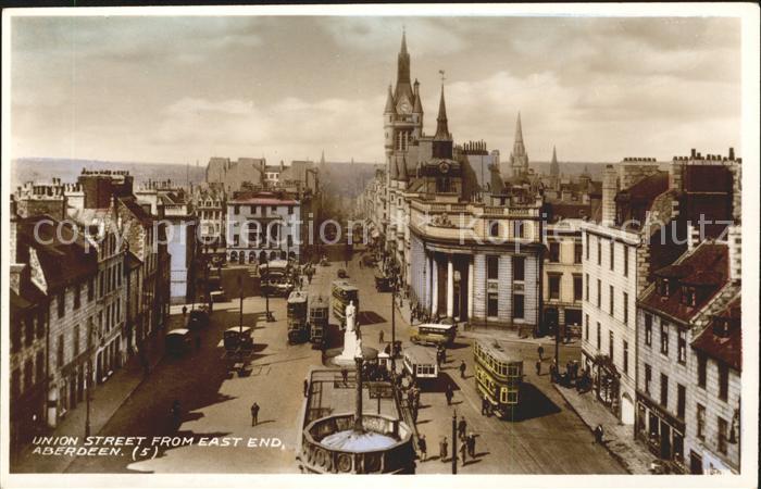 Aberdeen City Union Street Monument Tramway