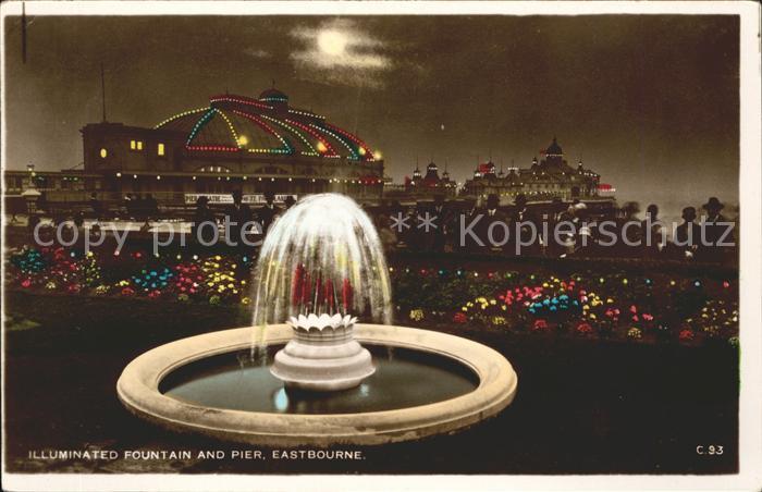 Eastbourne Sussex Illuminated Fountain and Pier Excel Series