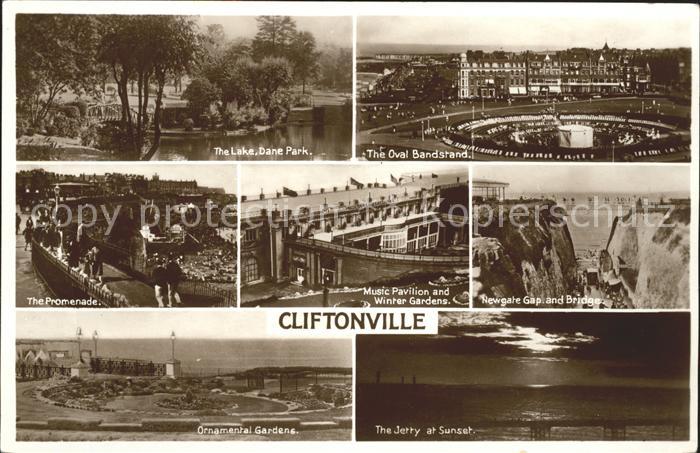 Cliftonville Thanet Lake Dane Park Oval Bandstand Promenade Music Pavilion Newga