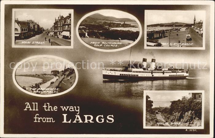 Largs Main Street Golf Course Bay Esplanade Haylie Brae Steamer Valentine's Post