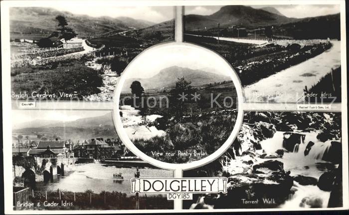 Dolgelley Bwlch Cerdrws View Cader Idris Torrent Walk Bridge Pont y Bwlan Tucks