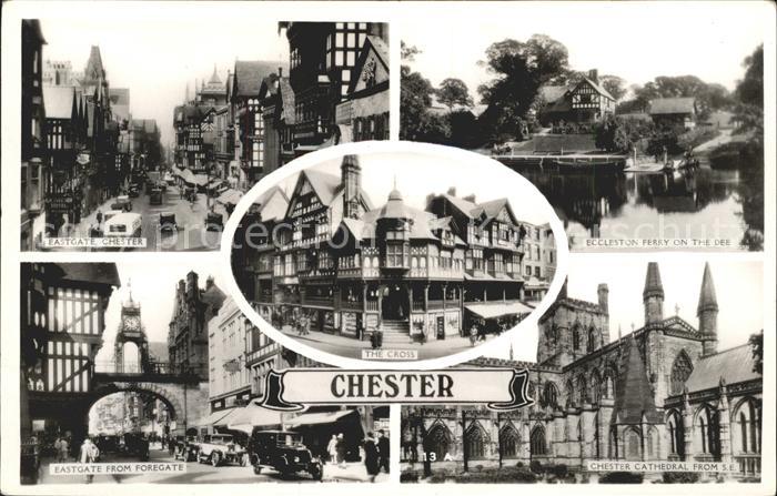 Chester Cheshire Eastgate Eccleston Ferry The Cross Cathedral Excel Series