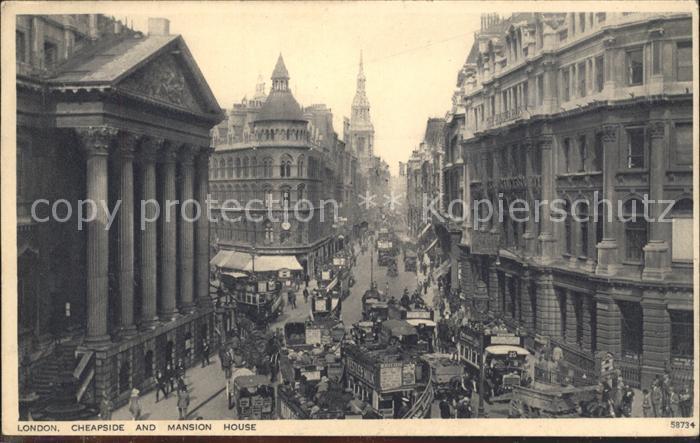 London Cheapside and Mansion House Traffic