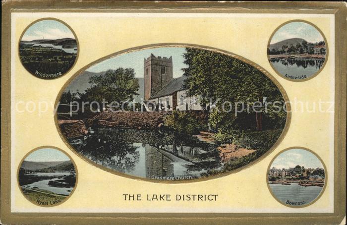 Grasmere United Kingdom Church Lake District Windermere Ambleside Bowness Rydal