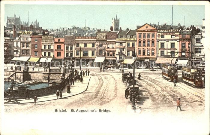 Bristol UK St Augustine's Bridge Tramway
