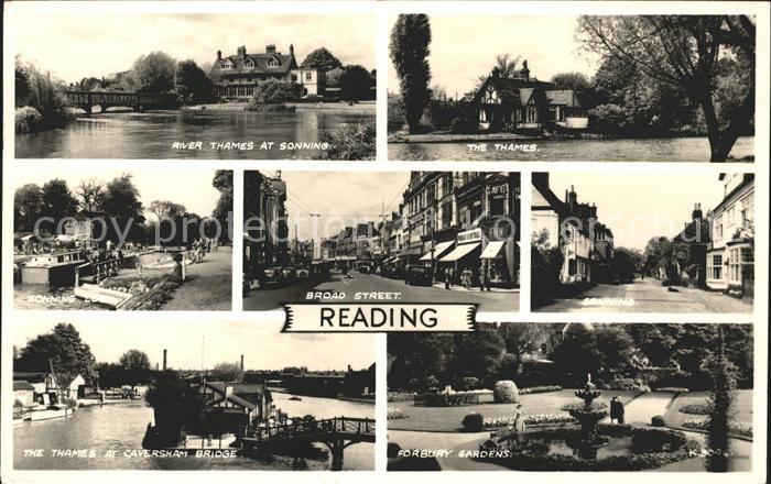 Reading River Thames Broad Street Bridge Forbury Gardens Valentine's Series