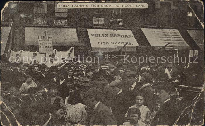 London Polly Nathans Fish Shop Petticoat Lane