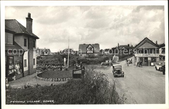 Pennard Village Gower Peninsula