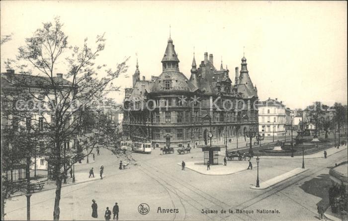 Banken Anvers Square de la Banque Nationale St