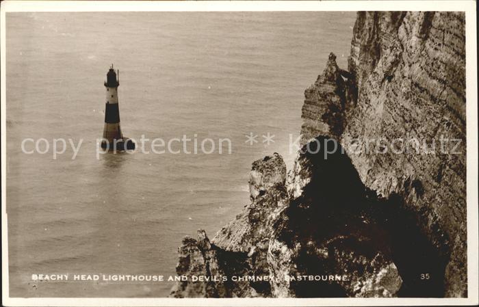 Leuchtturm Lighthouse Beachy Head Devils Chimney Eastbourne