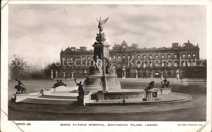 Foto Rotary Nr. 10500-38 Queen Victoria Memorial Buckingham Palace London
