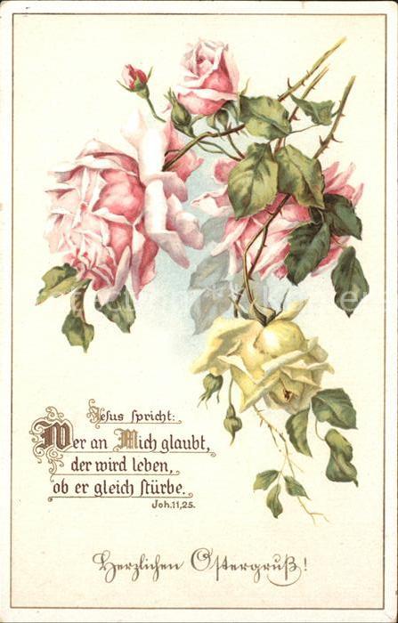 Rosen Ostern Litho