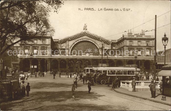 Autobus Omnibus Paris La Gare de l'Est