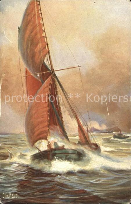 Segelboote Themse-Barke Chr. Rave Marine-Galerie Nr. 290