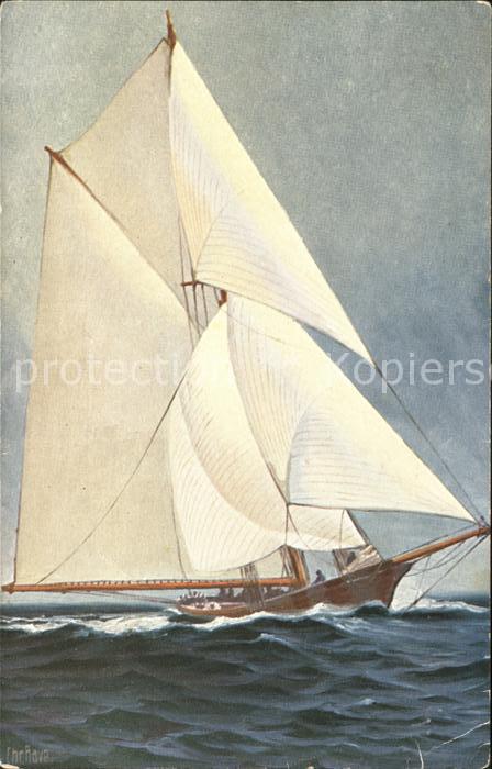 Segelschiffe S.M. Jacht Komet Chr. Rave Marine-Galerie Nr. 6