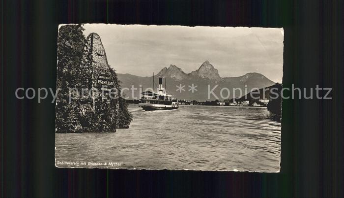 Schiller Friedrich Schillerstein Brunnen Mythen Dampfer