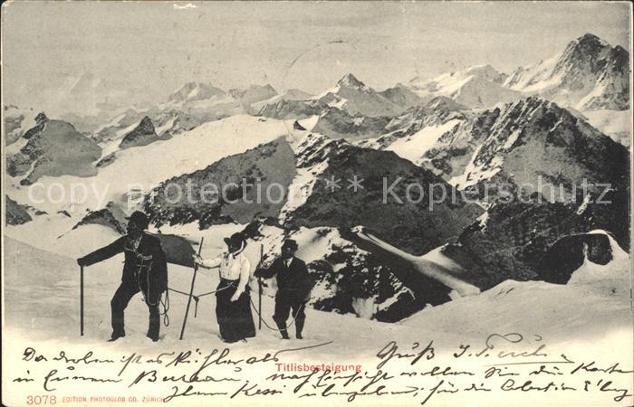 Bergsteigen Klettern Wanderung Titlisbesteigung