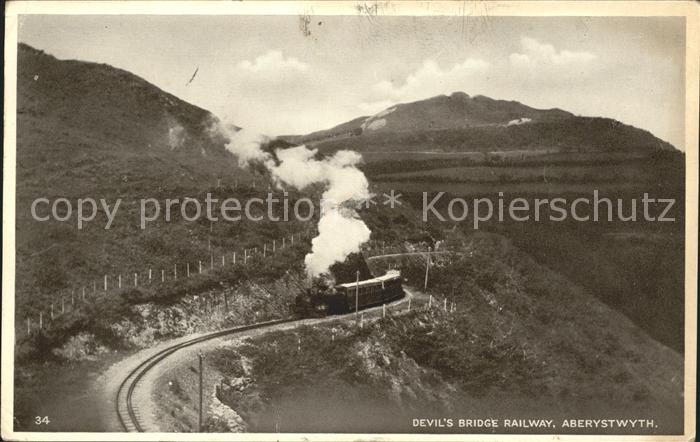 Lokomotive Devil's Bridge Railway Aberystwyth
