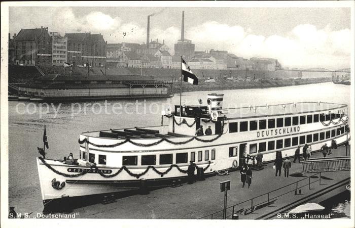 Dampfer Binnenschifffahrt S.M.S. Deutschland S.M.S. Hanseat