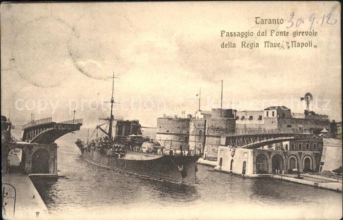 Marine Italien Regia Nave Napoli Taranto Ponte