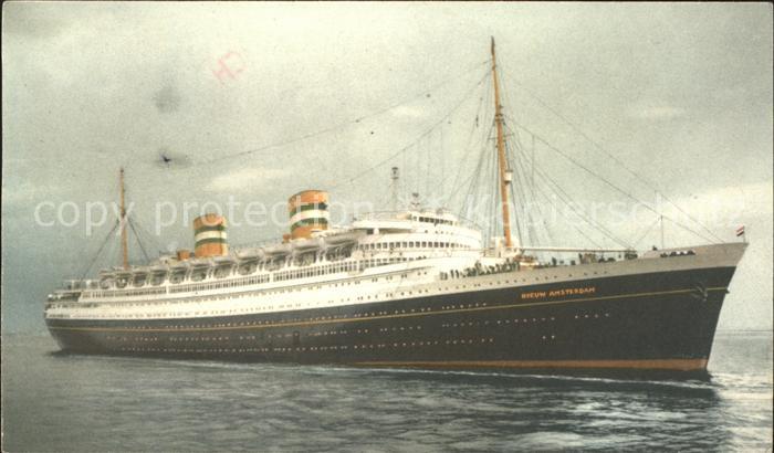 Dampfer Oceanliner S.S. Nieuw Amsterdam