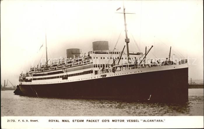 Dampfer Oceanliner Alcantra