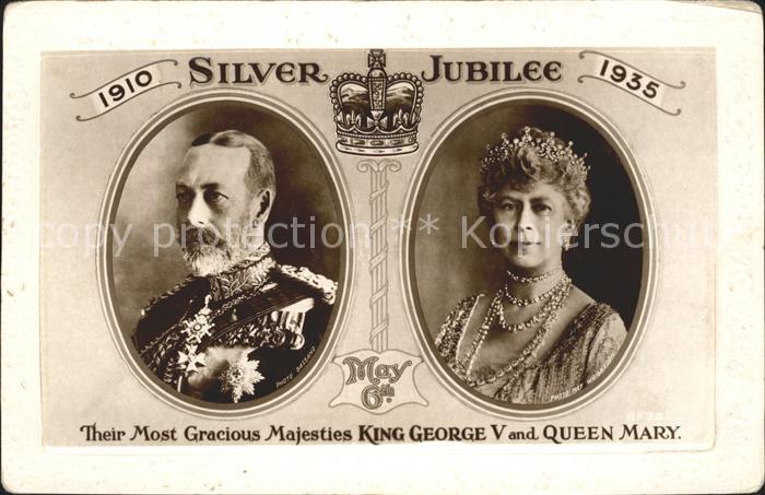 Adel England King George V and Queen Mary Silver Jub