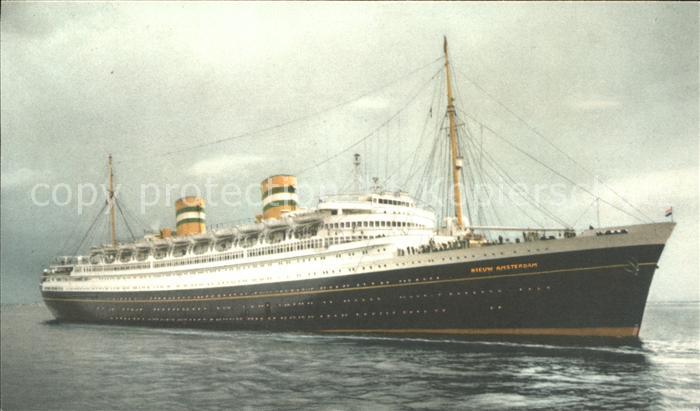Dampfer Oceanliner S.S. Nieuw Amsterdam