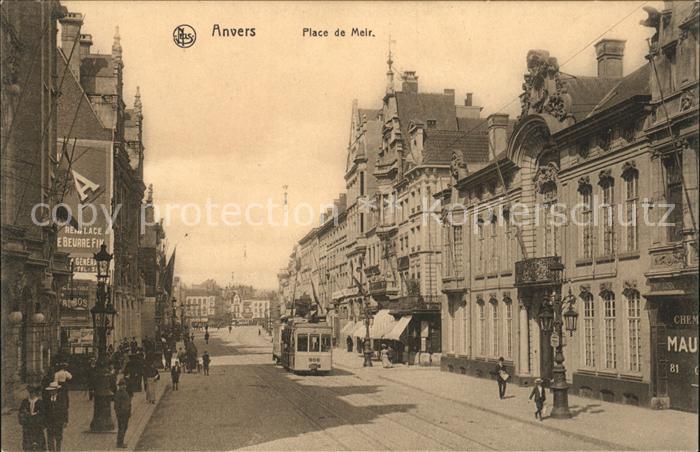 Strassenbahn Anvers Place de Meir
