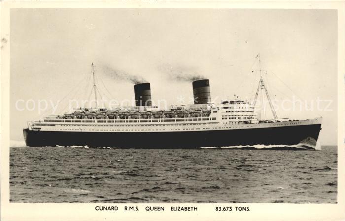 Dampfer Oceanliner R.M.S. Queen Elizabeth
