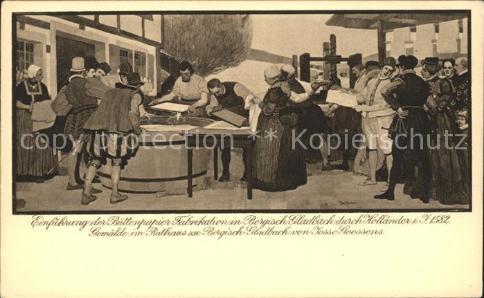 Druckerei Büttenpapier Fabrikation Bergisch-Gladb