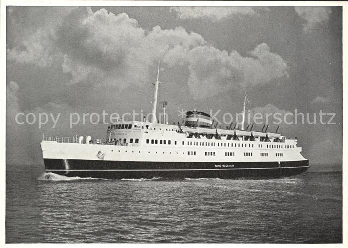 Faehre Ferry Bac Traghetto-- M/F Kong Frederik IX