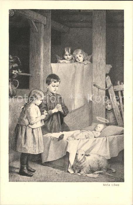 Loewe Meta Christkind Kinder Engel Schaf