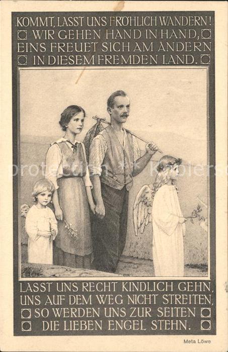 Loewe Meta Nr. 18 Schutzengel Wanderung Gedicht