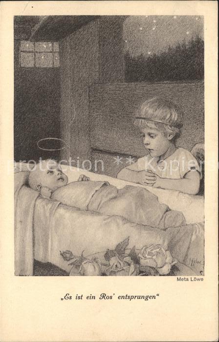 Loewe Meta Nr. 56 Christkind Engel Rosen