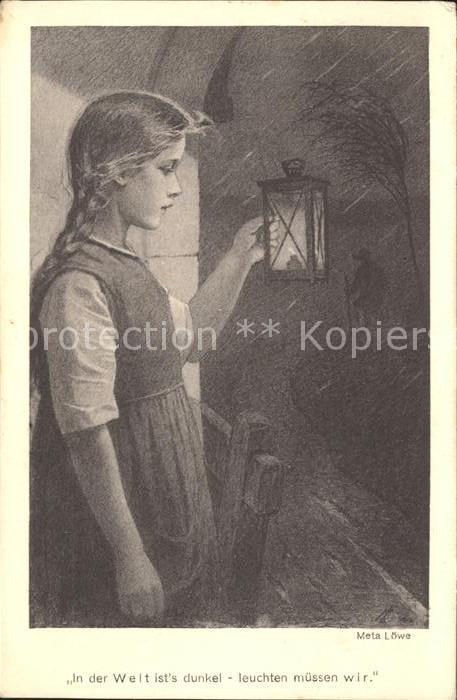 Loewe Meta Nr. 94 Kind Laterne Dunkelheit