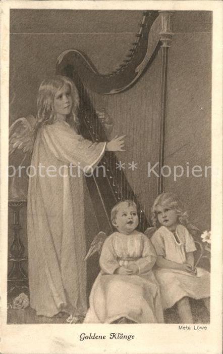 Loewe Meta Goldene Klaenge Engel Harfe