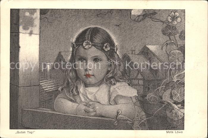 Loewe Meta Guten Tag Nr. 96 Kind Blumen