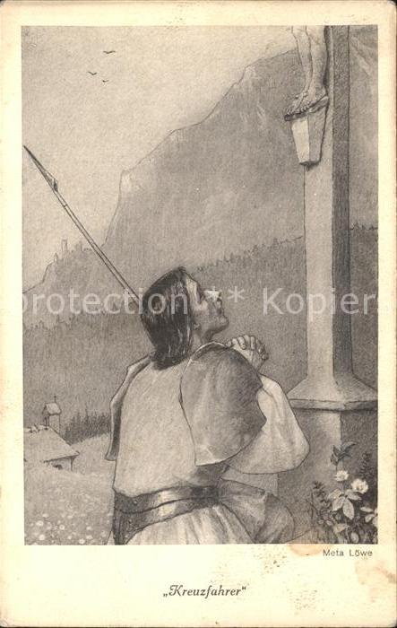 Loewe Meta Kreuzfahrer Nr. 82 Wegkreuz Gebet