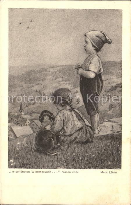 Loewe Meta Nr. 137 Wiesengrund Kinder Dackel