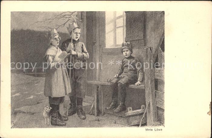 Loewe Meta Nr. 63 Kinder Katze Heilige Drei Koenige