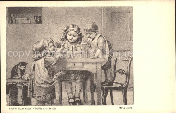 Loewe Meta Kleine Baumeister Nr. 146 Kinder Katze Baukloetze