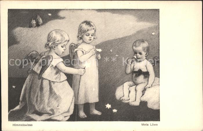 Loewe Meta Himmelswiese Nr. 11 Engel Blumen Sterne